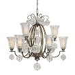 Minka Terzetto 10 Lt Chandelier Bronze Finish 4509-292