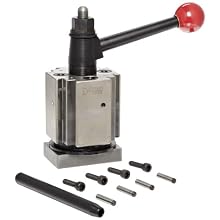 Dorian Tool QITPN Alloy Steel Quadra Indexing Quick Change Tool Post, 13"-15" Lathe Swing, 5/8" - 1.0" Capacity