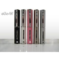 eGo-W Elektronische zigarette Transparentverdampfer Atomizer+Shell+Inhaler+Inhaler Cap (Schwarz) Option Farbe: Wei�, Pink,Stainless Steel, Silber) von Arslan