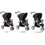 Valco Baby Single Latitude Compact Baby STROLLER-Silk Black