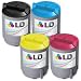 Xerox Phaser 6110 Set of 4 Compatible Laser Toner Cartridges: 1 each of Black 016R01274, Cyan 016R01271, Magenta 016R01272, Yellow 016R01273 by LD Products