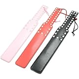 Akstore Adult Sex Toy Black Rivet Leather Hand Paddle Kinky
