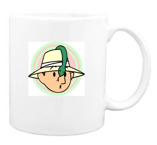 Mug with africa, snake, wildlife, safari, explorer, hat