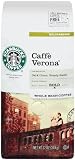 Save on Starbucks Caffe Verona Coffee, Whole Bean,Dark Cocoa, Roasty Sweet,12-Ounce Bags (Pack of 3) by Starbucks