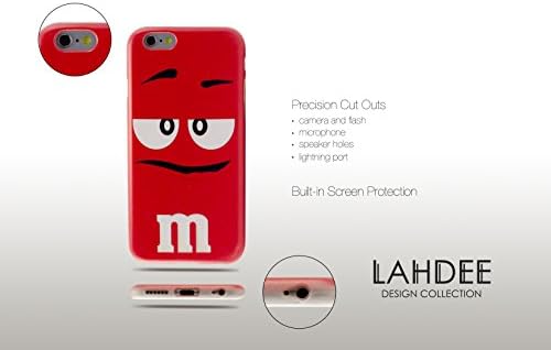 iPhone 6/6s Case, Lahdee® Collection [M&M Inspired designed] silicone protective case, Non-Slip, Thin, Exact-Fit, No Peeling, Scratch Resistance for iPhone 6/6s