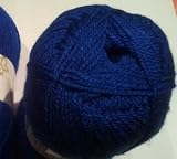 Two Balls Of 100gm ROYAL BLUE PRICEWISE(King Cole) Double Knitting Yarn (Wool) shade 21