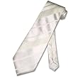 NECKTIE Cream / Off-White Stripes Woven Men's Neck Tie
