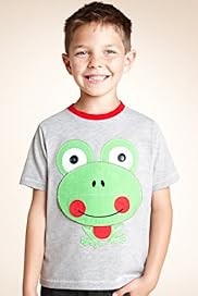 Short Sleeve AppliquÃƒÂ© Frog T Shirt