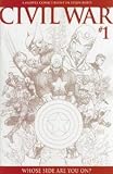 Marvel Civil War #1 Sketch Cover (PGX Graded VF/NM 9.0) (Civil War, 1)