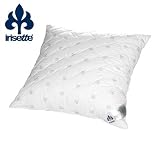Badenia Bettkomfort Irisette Micro Dreams Kissen 80 x 80cm / Allergikerkissen / Mikrofaser und Hohlfaserkugeln + Akkubox FÜR BIS ZU 4 MIGNON (AA) / MICRO (AAA) Zellen