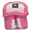 John Deere Pink Hooded Bath Towel