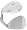 Lh mizuno mp-r12 white satin 52.07 dg spnnr w