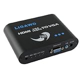 Produkt-Bild: Ligawo 2x HDMI + YPbPr Component + VGA zu VGA Konverter - PS3 Wii GameCube XBox DVD Blueray Receiver Pc Laptop an VGA Monitor TV Beamer anschliessen
