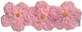 Posies Accessories Three Daisies Hair Clippie Rose Pink