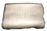 Soft 100% Alpaca Wool Blanket Reversible throw blanket Light Taupe Color Cream Background