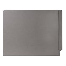 Smead End Tab Folder, Letter, Straight, 11 Point, Gray, 100 per Box (25310)