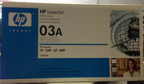 Hewlett Packard HP 03A LaserJet 5P, 5MP, 6P, 6MP, 6Pse, 6Pxi Microfine Print Cartridge (4,000 Yield) (VX), Part Number C3903A On Sale