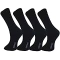 8 Paar Herren Socken schwarz, COMFORT, Ohne Gummibund, Baumwolle mit Elasthan