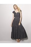 41LOFOMBuVL. SL160  Jeanology Peasant dress (plus size 22W BLACK)