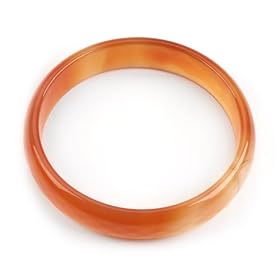 Barse Red Agate Bangle Bracelet by Barse