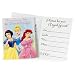 Party Supplies - Disney Princess Fairy-Tale Friends Invitations (8)