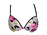 Be Creative Multicolored Leaf Design Swimsuit-top L
