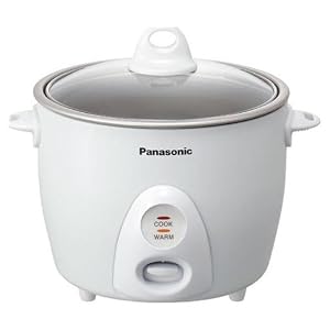 Panasonic 450-Watt 5-1/2-Cup Rice Cooker and Steamer (SR-G10G)