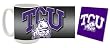TCU Mug & Coaster Gift Box Combo Texas Christian Horned Frogs Beverage Drinkware