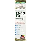 Nature's Bounty Super Strength Liquid Vitamin B-12 5000 mcg , 2 Ounces