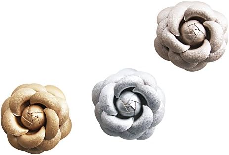 Hannah Blossom Leather Corsarge Silver+Bronze+Gold Each 5pcs 3Color Set Total 15pcs