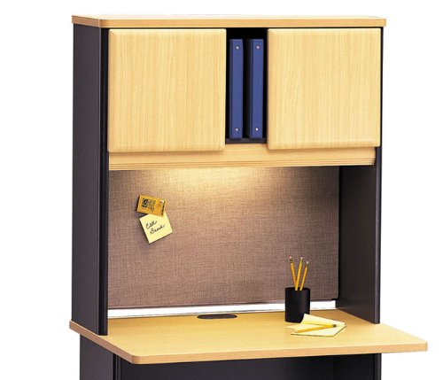 Bush Business Furniture WC14337 Beech - Slate Series A 36 Inch Hutch [Kitchen]
