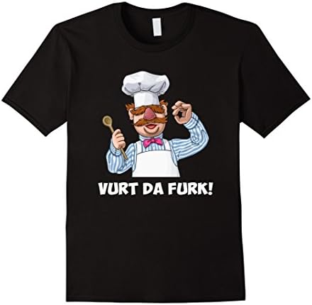Men's Vurt da furk T shirt XL Black