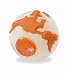 Planet Dog Orbee-Tuff Orbee Glow/Orange Medium