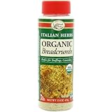 Edward & Sons Organic Breadcrumbs, Italian Herbs, 15-Ounce Container (Pack of 6)