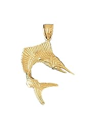 CleverEves 14K Gold Pendant Sailfish 8.5 - Gram(s)