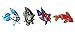 Looking Glass Miniature Collectible - Gold Fish / Angel Fish / Betta Fish / Koi (4-Pack)