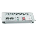 Premium-Line �berspannungsschutz 30.000 A 8-fach Duo lichtgrau 3 m H05VV-F 3G1,5