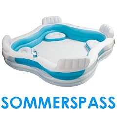 INTEX POOL LOUNGE 229 x 229 x 66 cm - Schwimmcenter - Familienpool - Schwimmbecken - Schwimmbad - Swimmingpool - Kinderpool