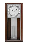41LOYVChQoL. SL160  Bulova Norcrest   Chiming Pendulum Wall Clock   Wood Case   Chrome Accents
