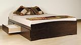 IMAGE OF Queen Platform Storage Bed With 6 Drawers - Espresso (espresso) (18.75
