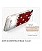 iPhone 6S Case (2015 Model),iPhone 6 Cover (2014 Model) UKASE Let It Snow - White Snowflakes Red Background for Apple Phone 6 6S (4.7 inch Screen)