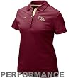 Nike Florida State Seminoles (FSU) Ladies Garnet Classic Performance Polo
