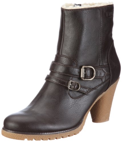 ESPRIT Stella Fur Bootie X10410, Damen Stiefel, Braun (dark mocca 225), EU 39