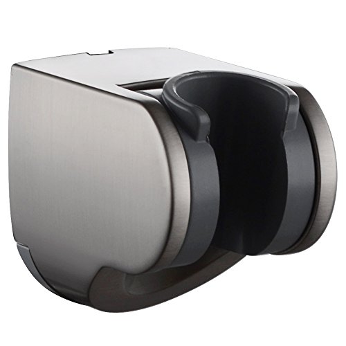 KES® C200-2 Bathroom ABS Handheld Showerhead Adjustable Bracket Holder Wall Mount, Brushed Nickel