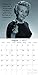 Retro Vintage Black & White Photographs - Women's wit 2017 Monthly Wall Calendar, 12