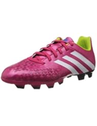 Shoes: Adidas Boys Synthetic Material Textile Synthetic Material Berry/White/Yellow Running Shoes 6.5 Uk