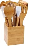 Cook N Home 15 Piece Bamboo Tool In A Tub Set Reviews