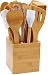 Cook-N-Home 15-Piece Bamboo Tool-In-A-Tub Set