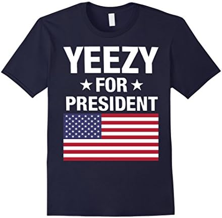 Men's Yeezy for president shirt XL Navy