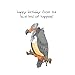 Art Impressions 4194 Zoo Crew Series Buzzard Set Rubber Stamp